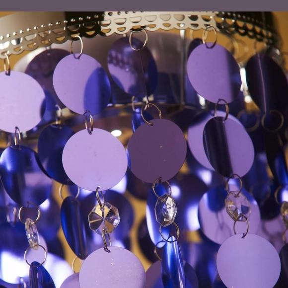 Exhart illuminated shimmer chandelier - Picture 4 of 5